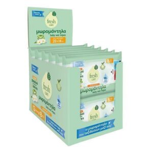 Fresh Care Μωρομαντηλα 12x8τεμ. - (pocket Size) (χαμομηλι-Αλοη)