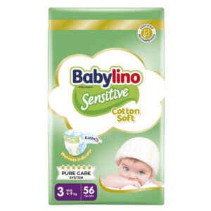 Babylino Πανες Sensitive No3 (56τεμ.) (4-9kg) (super Pack)