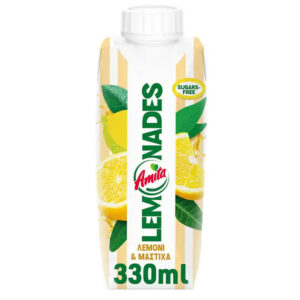 Amita Lemonades 330ML - (λεμονι & Μαστιχα)