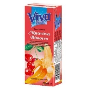 Viva 250ML - (μπανανα - Βυσσινο)