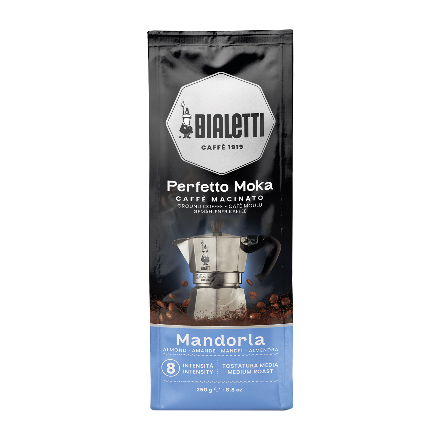 Bialetti Perfetto Moka Mandorla 250g Αλεσμένος