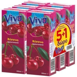 Viva 250ML - (5+1 Δωρο) (βυσσινο Φρουτοποτο)