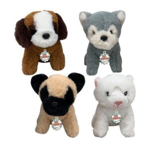 Λουτρινο Ζωακι Pet Friends 12 Εκ. Luna Toys 4 Σχεδια