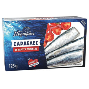 Πυροφανι Σαρδελα 125gr. - (σε Σαλτσα Τοματας)