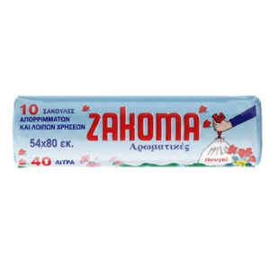 Ζακομα Σακουλα Απορ/των Αρωματικη Κορδονι (10τεμ.) - (54x80cm) (λεμονι)