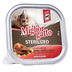 Miglior Γατοτροφη Pate Στειρωμενα 100GR - (βοδινο - Συκωτι - Καροτα)