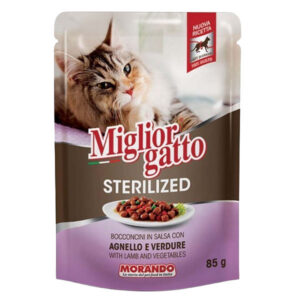 Miglior Γατοτροφη Μπουκιες Στειρωμενα 85GR - (κοτοπουλο & Γαλοπουλα & Λαχανικα Σε Σαλτσα )