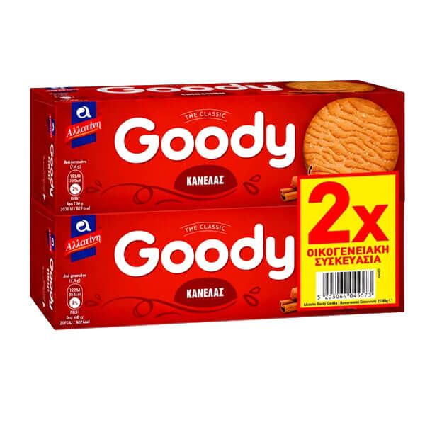 Αλλατινη Goody Κανελα - (2x185gr.)