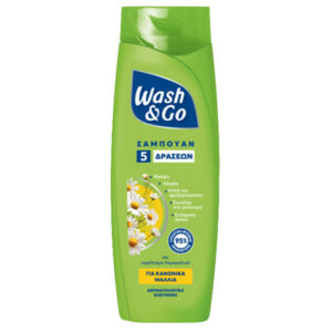 Wash & Go Shampoo 360ML - 5 Actions Normal