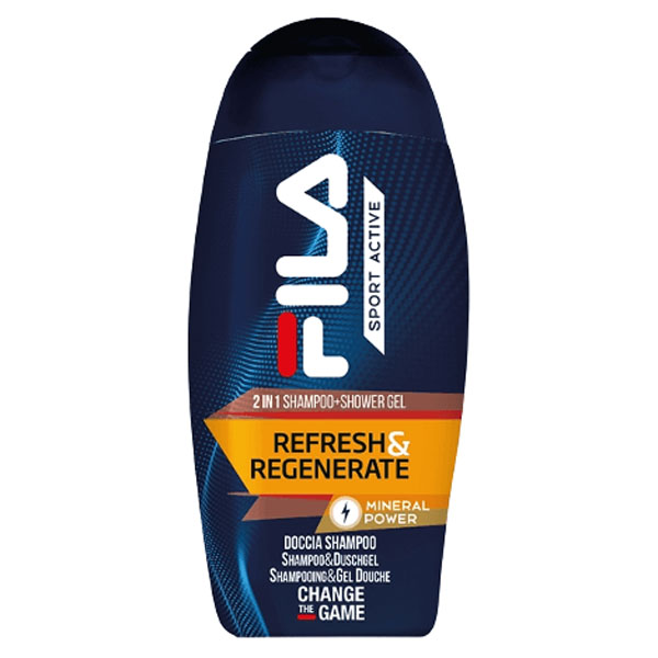 Fila Sport Active 2 Σε 1 Σαμπουαν & Αφρολουτρο 250ML - (ανανεωση & Αναγεννηση)