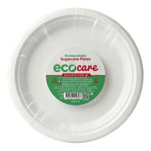 Ecocare Πιατα Απο Ζαχαροκαλαμο Premium 26CM - (6τεμ.)