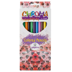 Chroma Ξυλομπογιες Hexagonal (12τεμ.) - (40550)