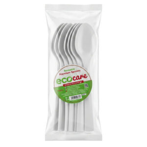 Ecocare Premium Κουταλι Φαγητου Λευκο - (10τεμ.)