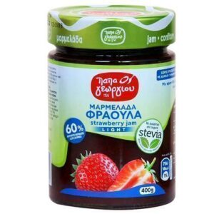 Παπαγεωργιου Μαρμελαδα 420gr. - (φραουλα) (στεβια)