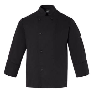 Σακακι Chef Unisex Μανικια 3/4 Μαυρο Small 50-321-2