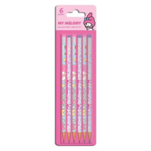 Μολυβι Με Γομα Σε Blister 6τem Με Ξυστρα My Melody
