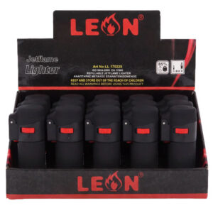 Leon Αναπτηρας Αντιανεμικος Barrel Black Jetflame Ll.170898 (15τεμ.)