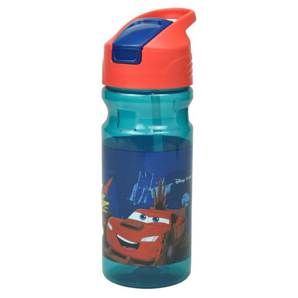Παγουρι Πλαστικο Με Καλαμακι 500ML - (cars)