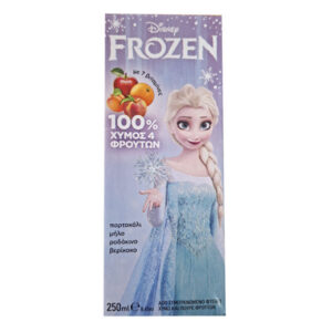 Frozen Χυμος 250ML - (4 Φρουτα) (μηλο-Πορτοκαλι-Ροδακινο-Βερικοκο 100% Φυσικος)