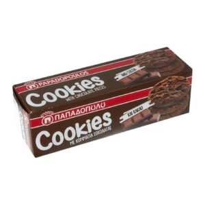 Παπαδοπούλου Cookies 180gr - Κακάο & Κομ. Σοκολάτας
