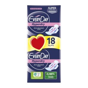 EVERYDAY Σερβιέτες Hyperdry 18τεμ. Super Ultra Plus