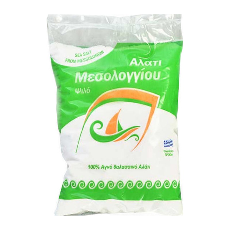 Γλάρος Φυσικό Αλάτι Μεσολογγίου Ψιλό 500gr