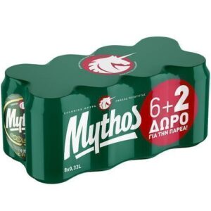 Mythos Μπυρα Κουτι 330ML - (6+2 Δωρο)