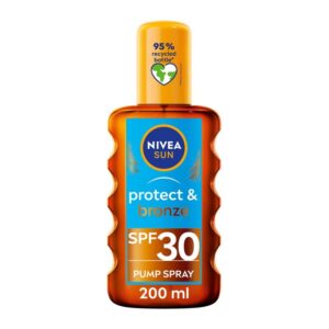 Nivea Sun Protect & Bronze Λάδι 200ML SPF30 Spray