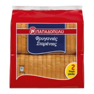 Παπαδοπούλου Φρυγανιές Σταρένιες 255gr