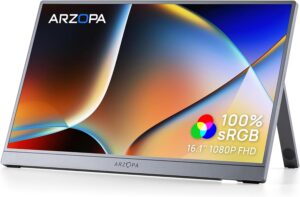 Arzopa Portable Monitor 16.1" FHD Grey Z1C