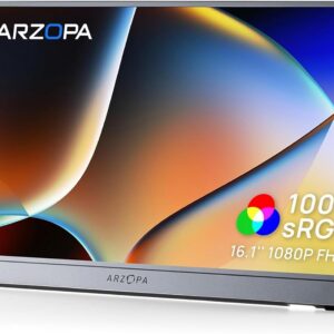 Arzopa Portable Monitor 16.1" FHD Grey Z1C