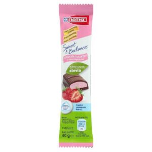 Γιωτης Sweet And Balance Σοκολατα Γαλακτος 40gr. - ( Χωρις Γλουτενη ) ( Φραουλα )