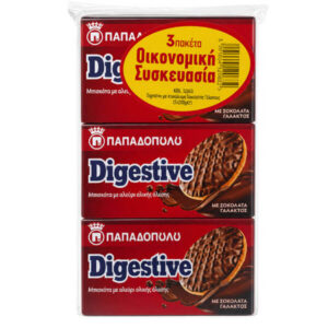 Παπαδοπουλου Digestive Σοκολατα Γαλακτος 3X200GR