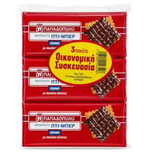 Παπαδοπουλου Πτι Μπερ (3x200gr.) - (σοκολατα Γαλακτος)