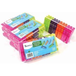 Μανταλακια Πλαστικα Τεχνο Pegs - (24τεμ.)