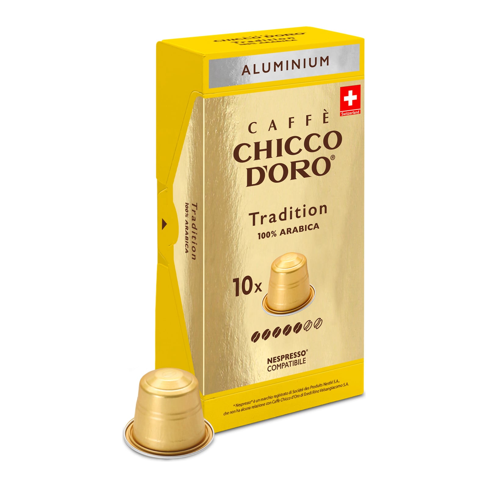 Chicco D'oro Tradition 100% Arabica Κάψουλες Nespresso 10ΤΜΧ